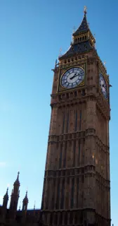 Big Ben Clock from Bus