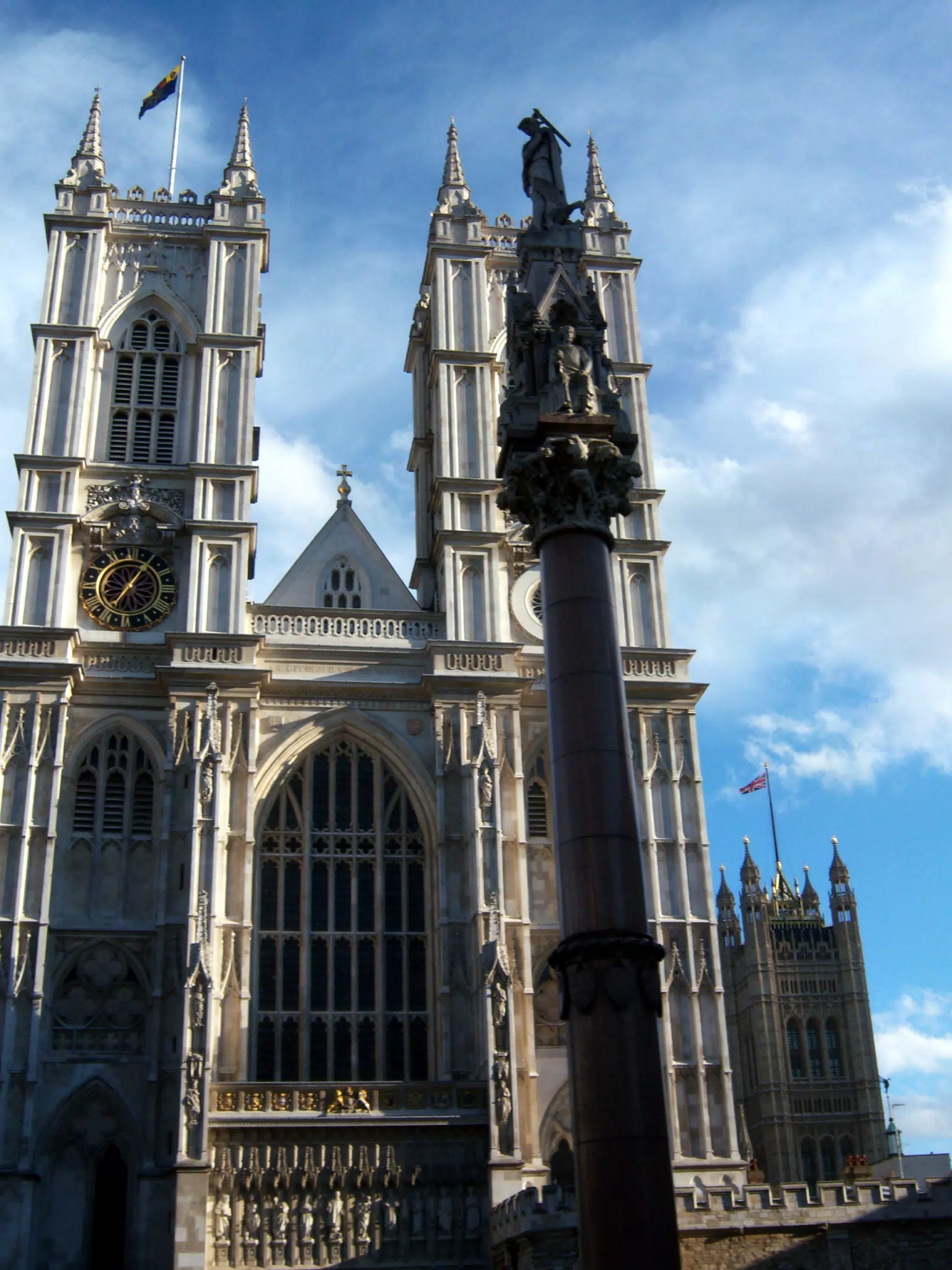 Lamppost in Front of Westminster Abbey