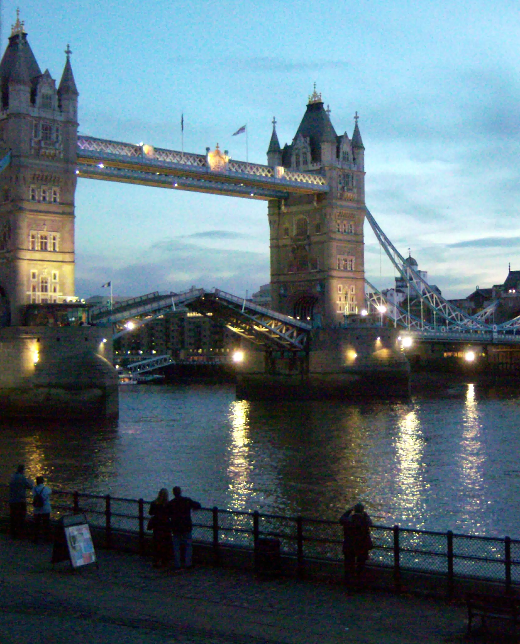 Tower Bridge Raising on the Thames