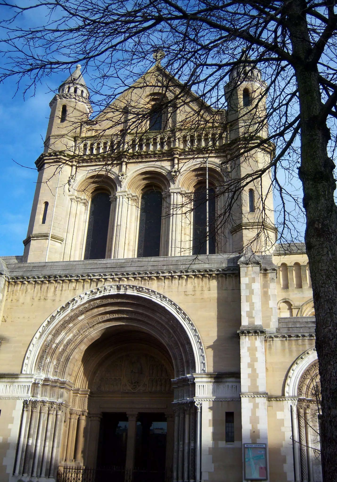 Front of Belfast Cathedral