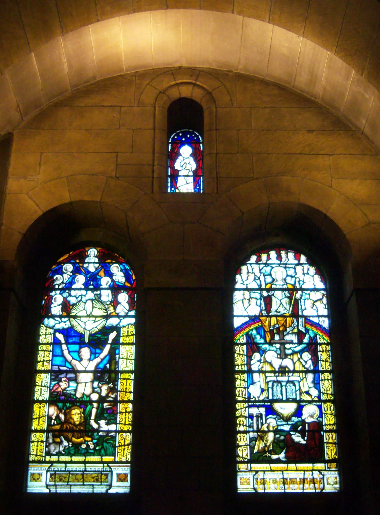 Stained Glass in Chapel at Belfast Cathedral