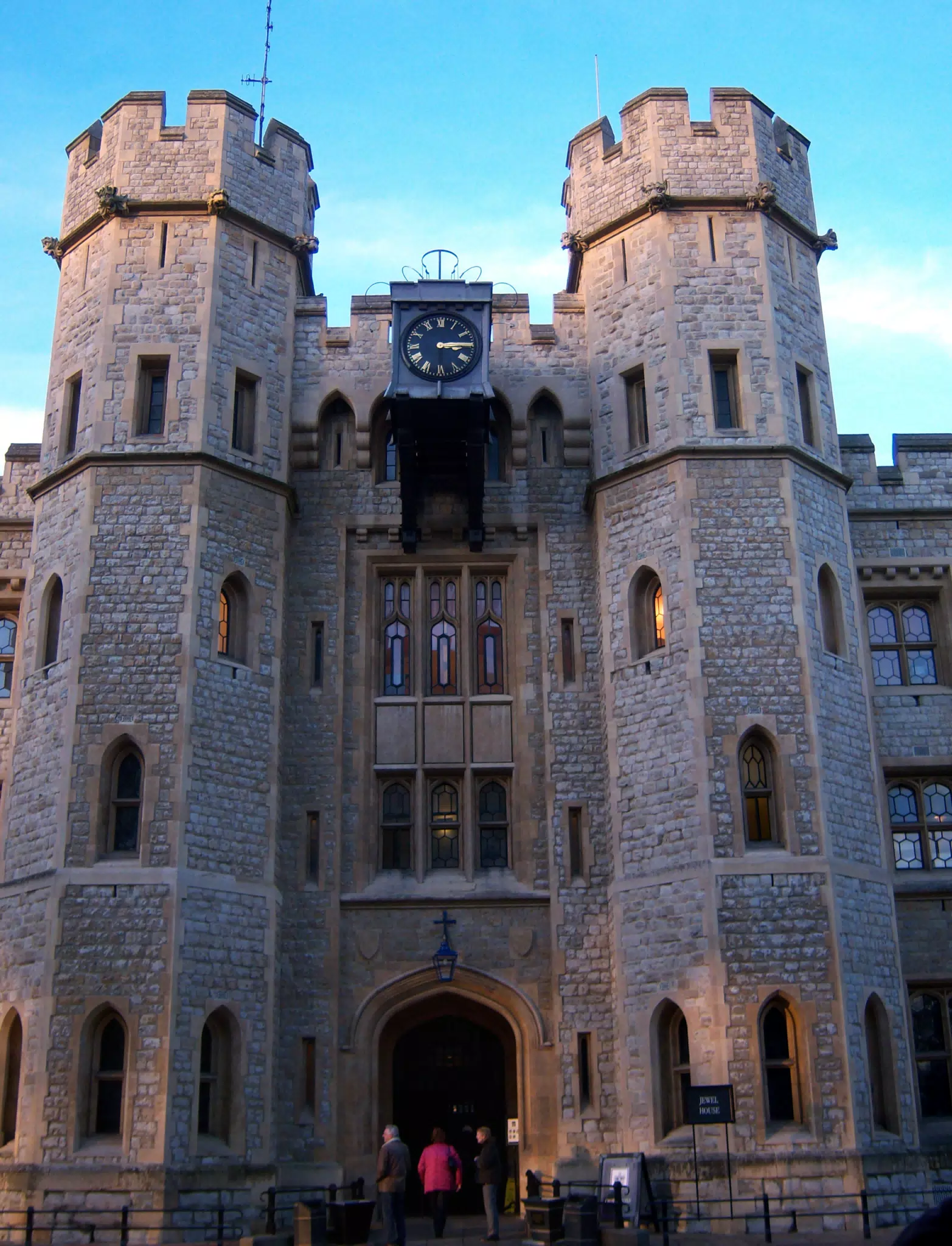 Entering the Tower of London