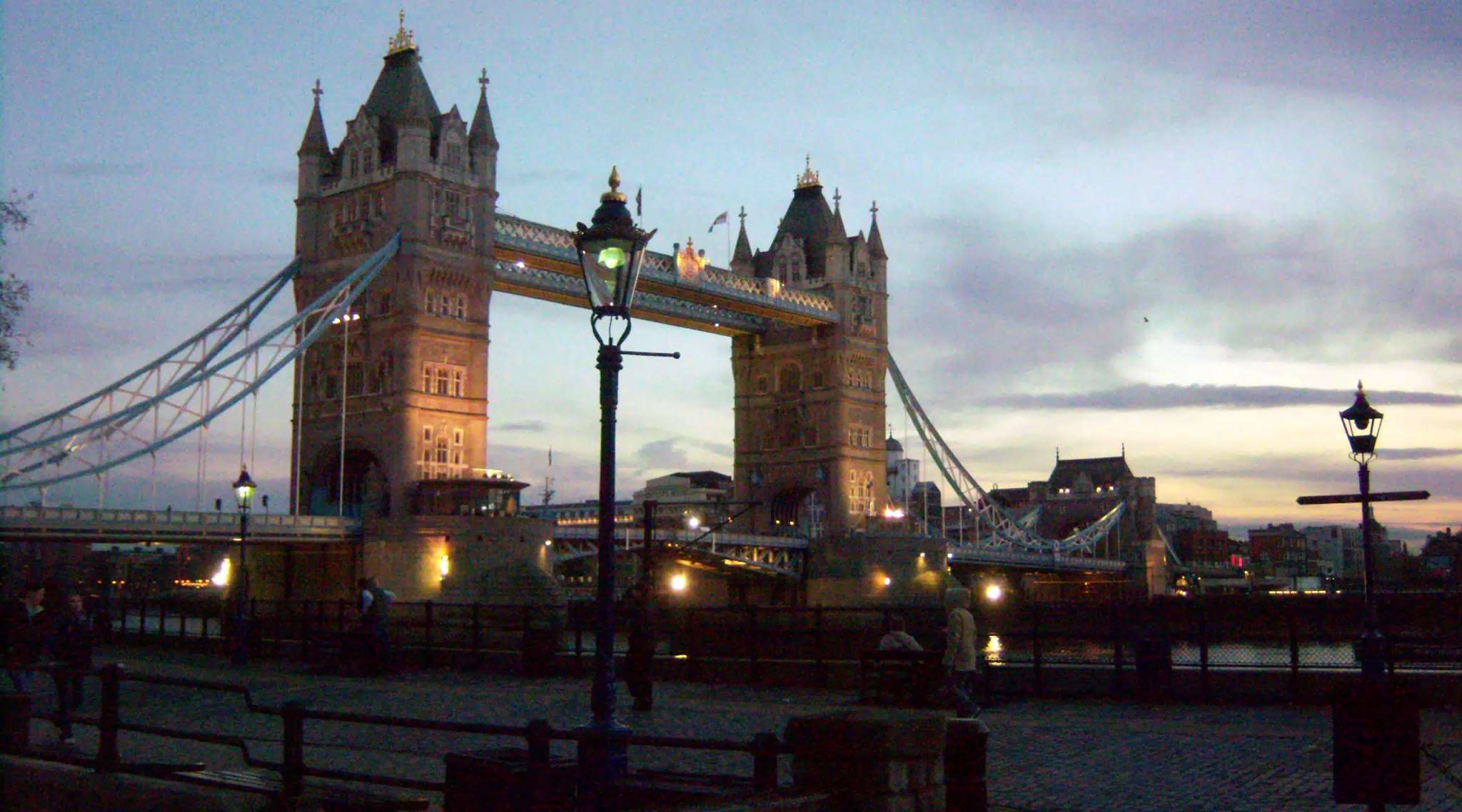 Tower Bridge at Night from the Tower of London