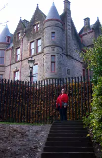 Dominica Miller Standing in Front of Belfast Castle