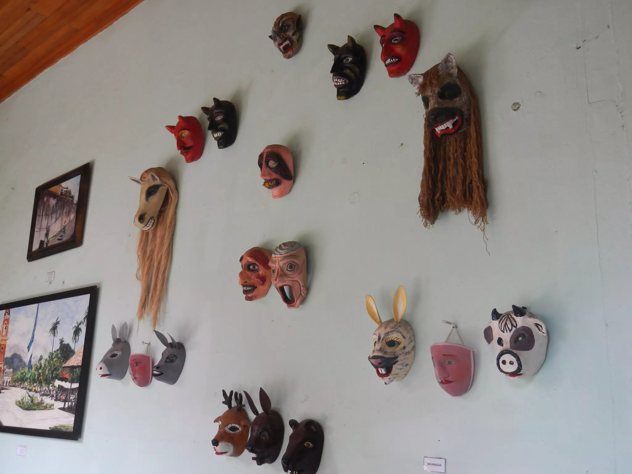 Nicaragua Masks at the ChocoMuseo