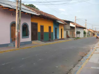 Colourful Street in Granada