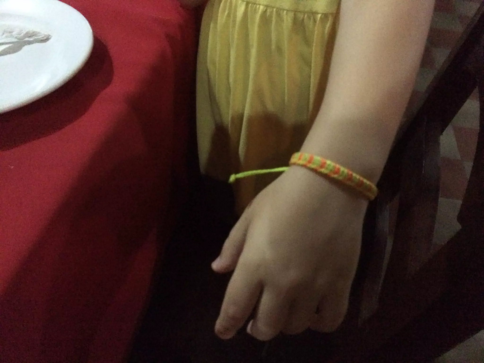 Luciana's New Bracelet