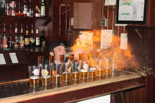 Flaming Doctor Peppers