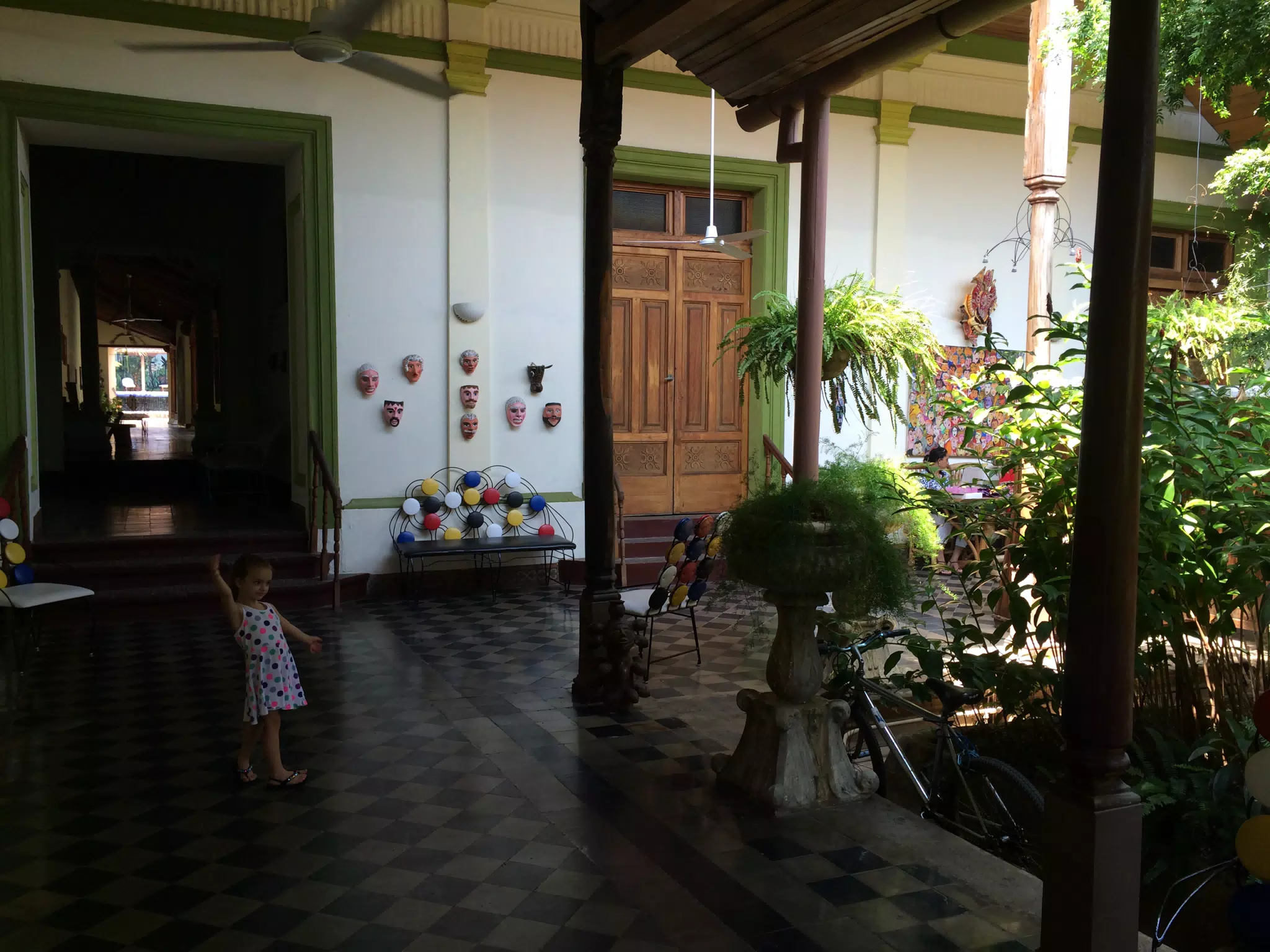 Luciana in the Museum