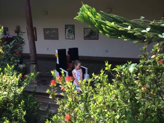 Luciana at the Choco Museo in Granada Nicaragua