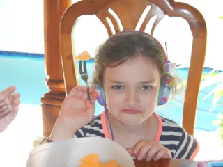 Liesl with Fruit