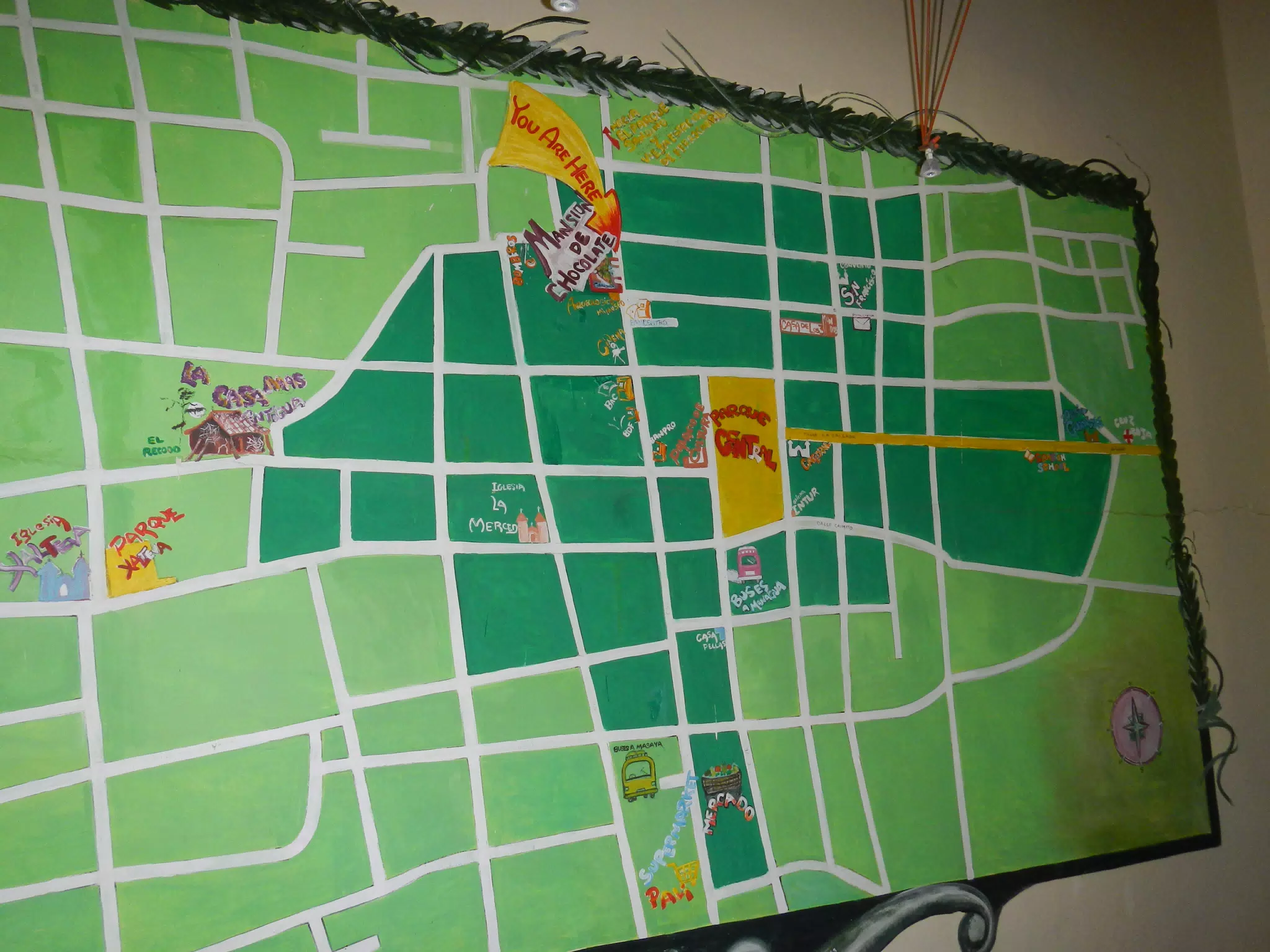 Map at the ChocoMuseo