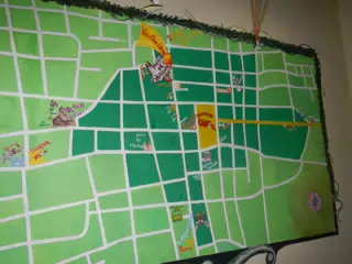 Map at the ChocoMuseo