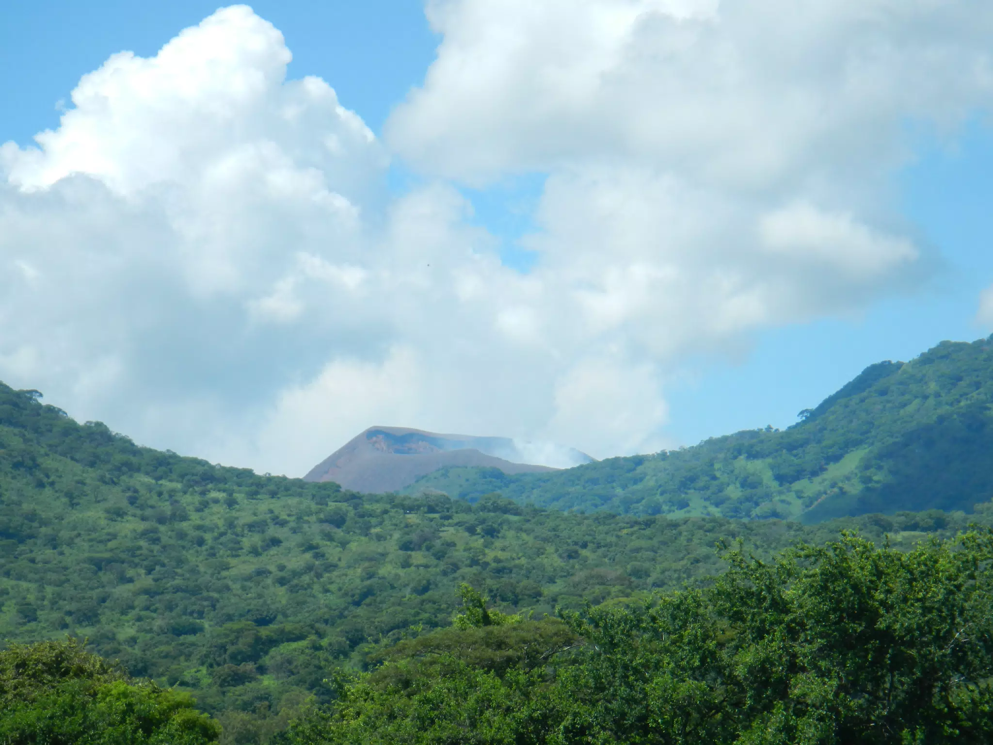Telica Volcano Smoking