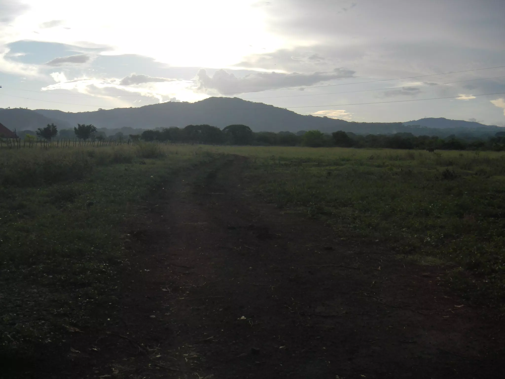 Sun Setting in Nicaragua