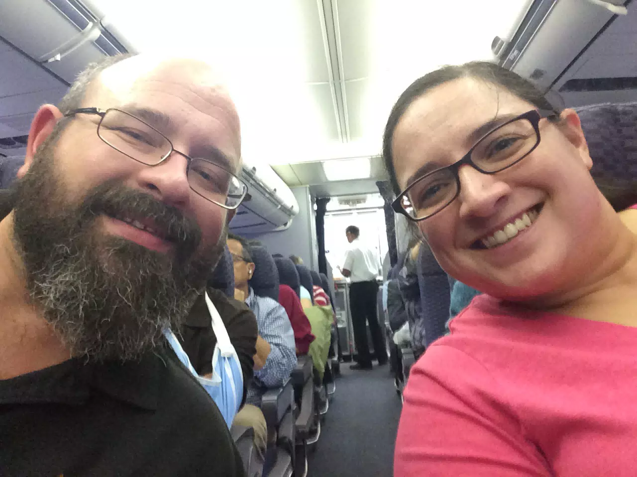 Scott & Dominica Flying to Nicaragua