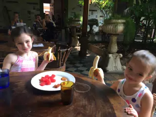 Breakfast at the Choco Museo in Granada Nicaragua