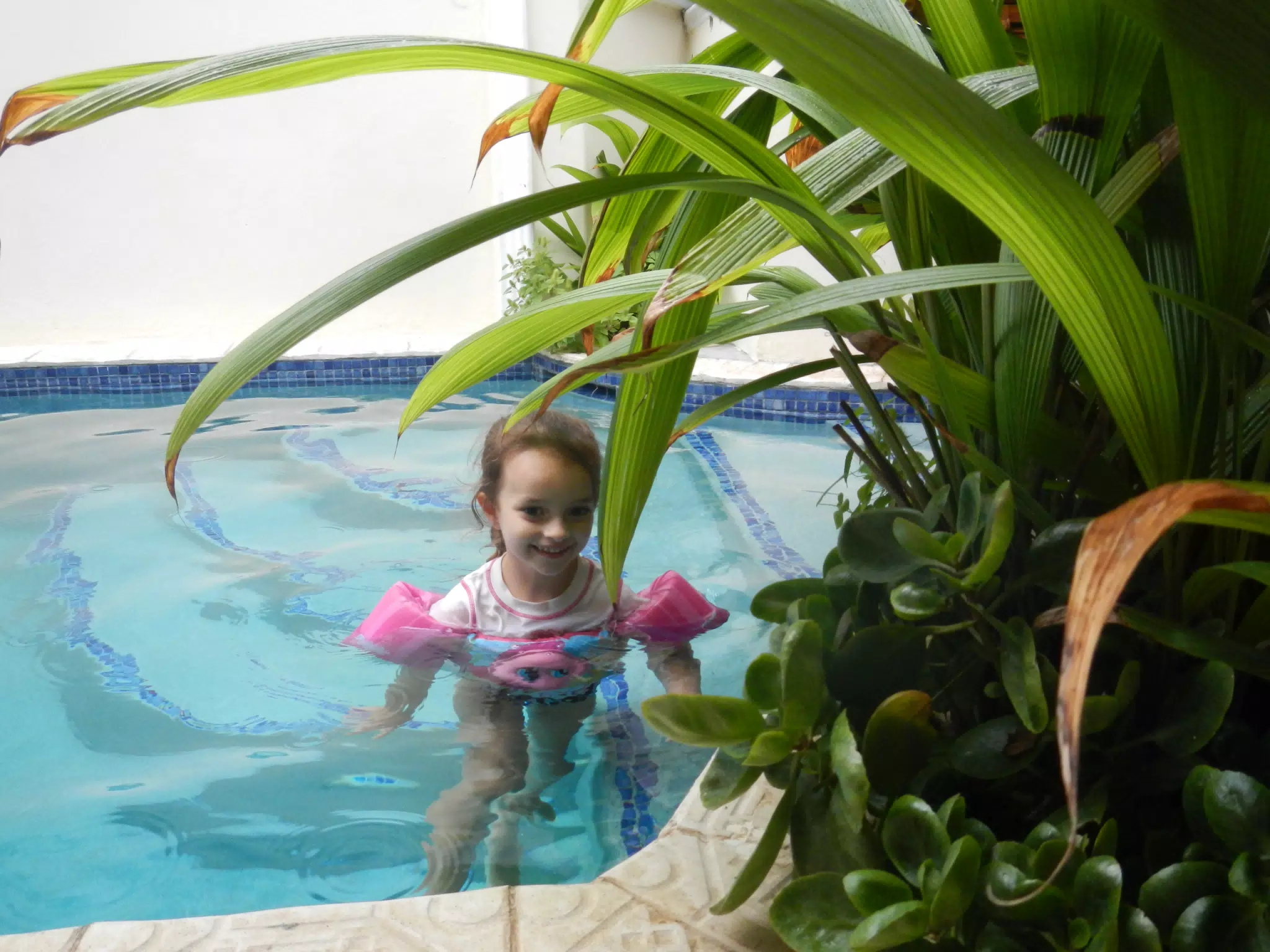 Luciana in the Pool