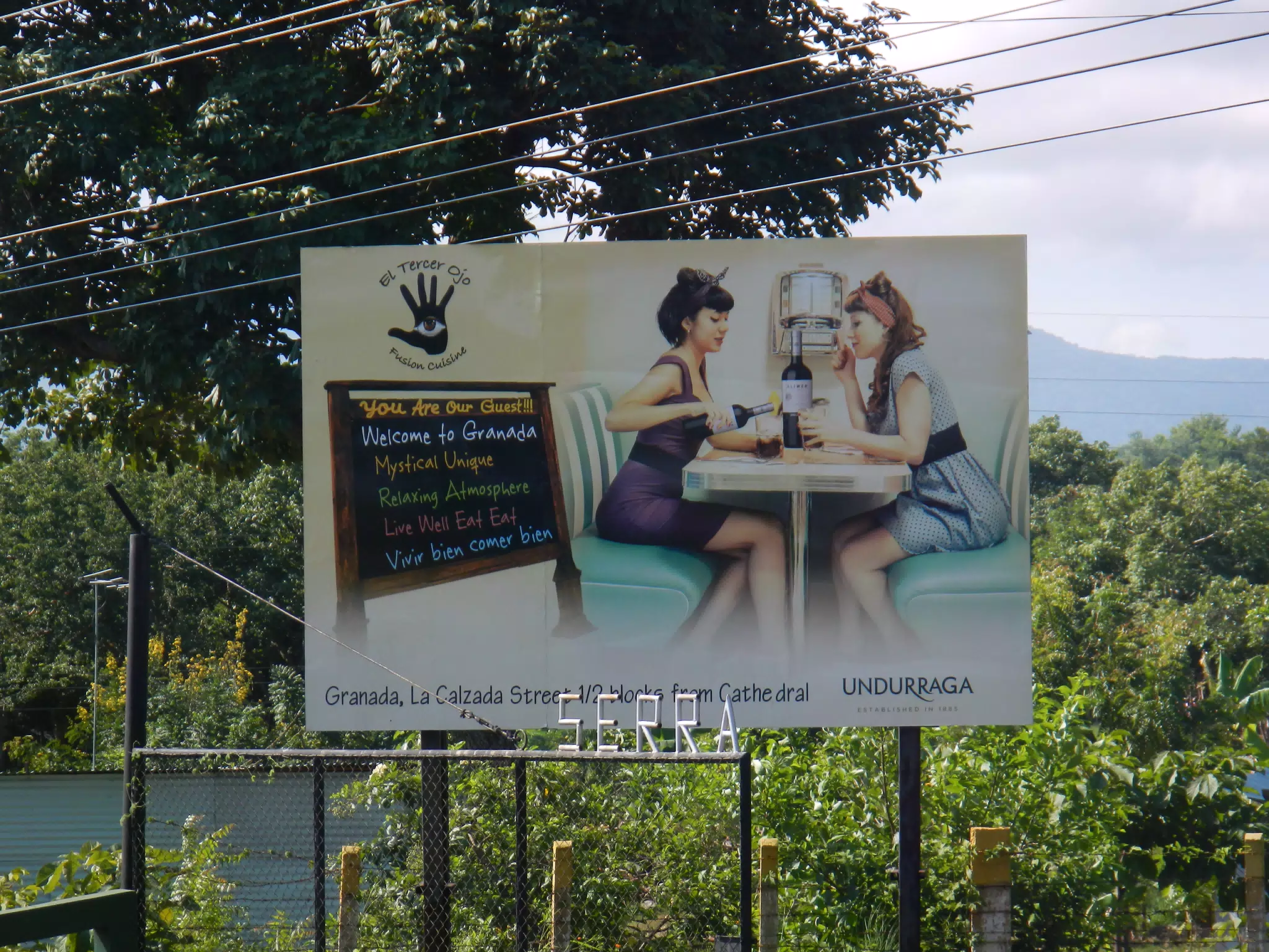 Bizarre Billboard in Granada