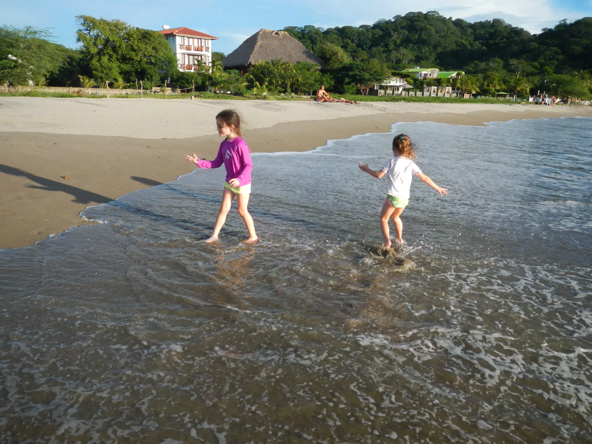 Liesl & Luciana on Playa Marsella, Rivas, Nicaragua
