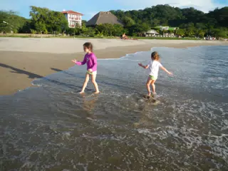 Liesl & Luciana on Playa Marsella, Rivas, Nicaragua