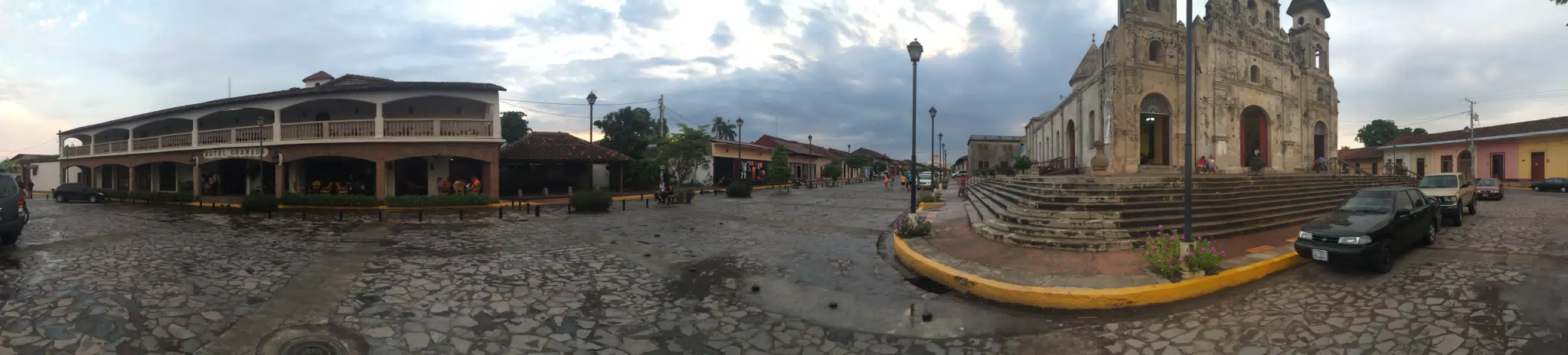 Hotel Granada and Iglesia de Guadalupe