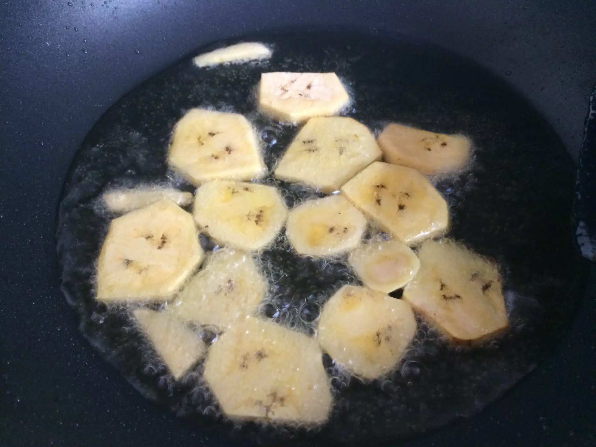 Frying Plantains