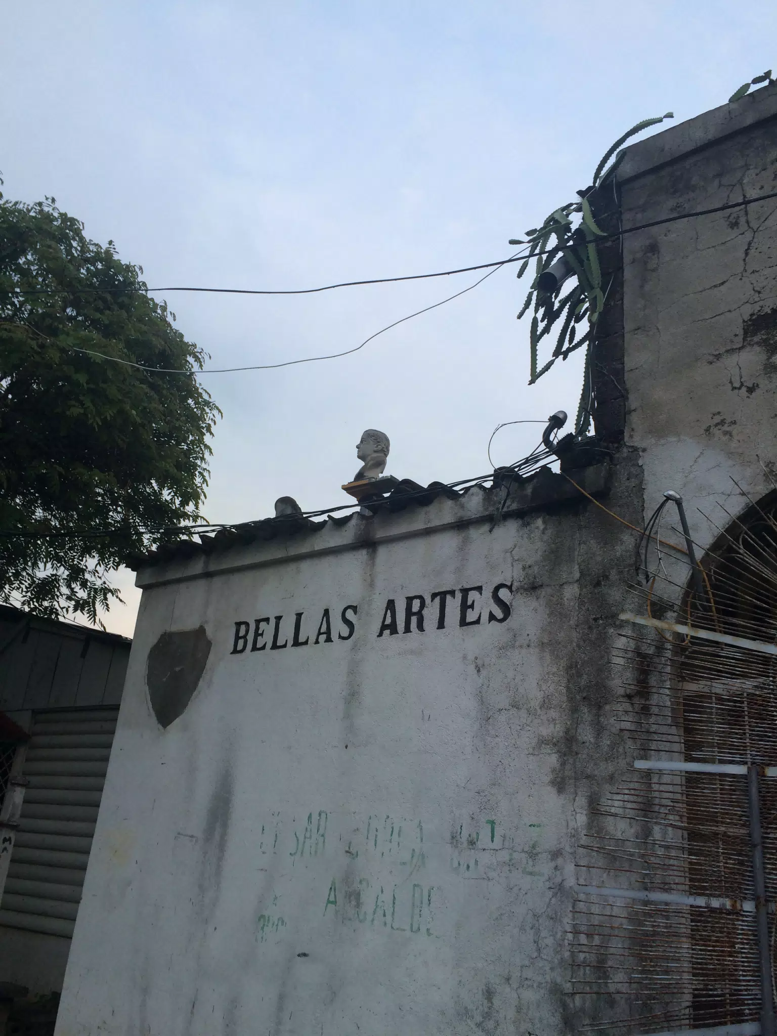 Bust Above Bellas Artes