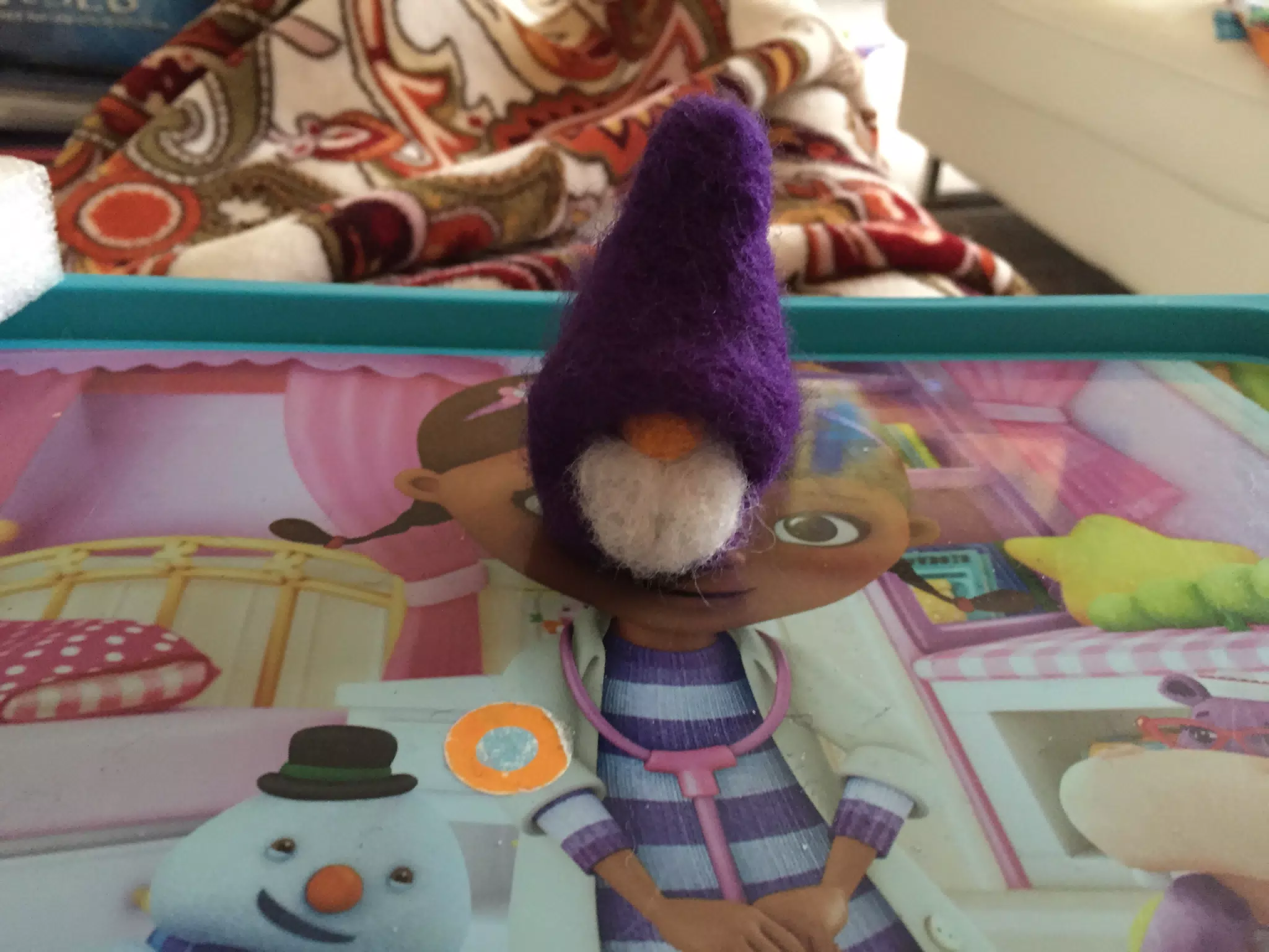 Felted gnomes
