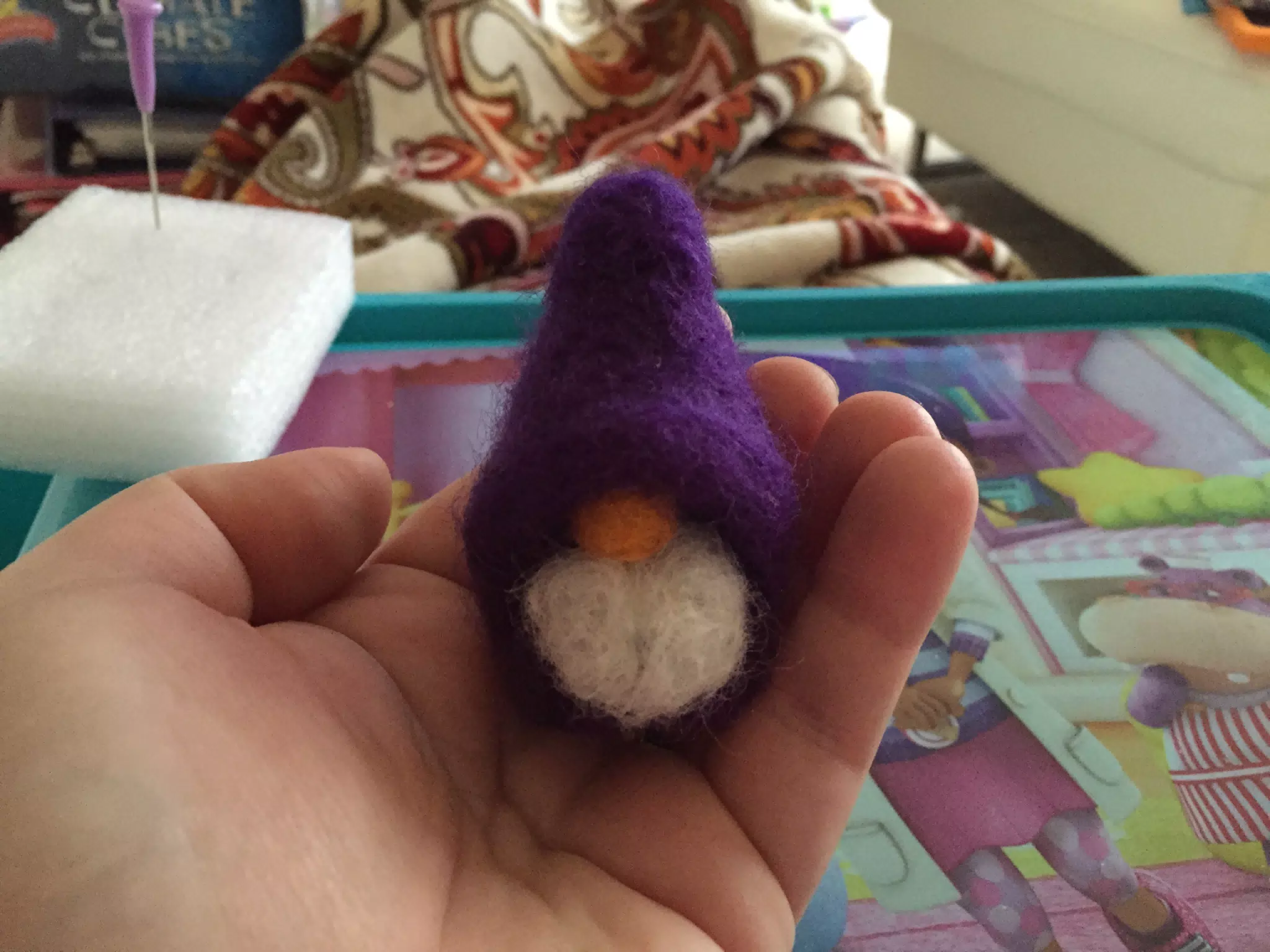 Felted gnomes