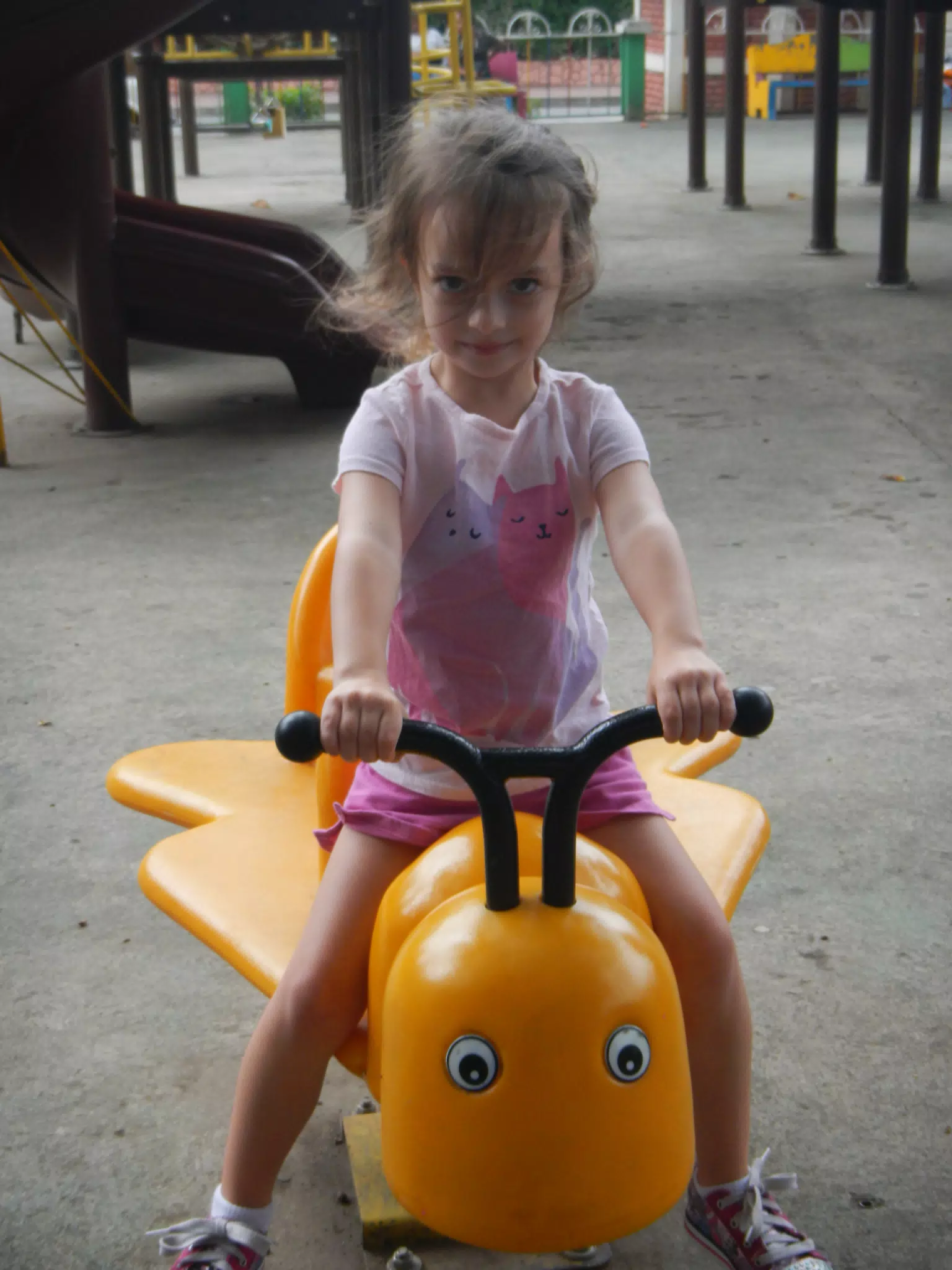 Luciana on the Playground in Jinotego, Nicaragua