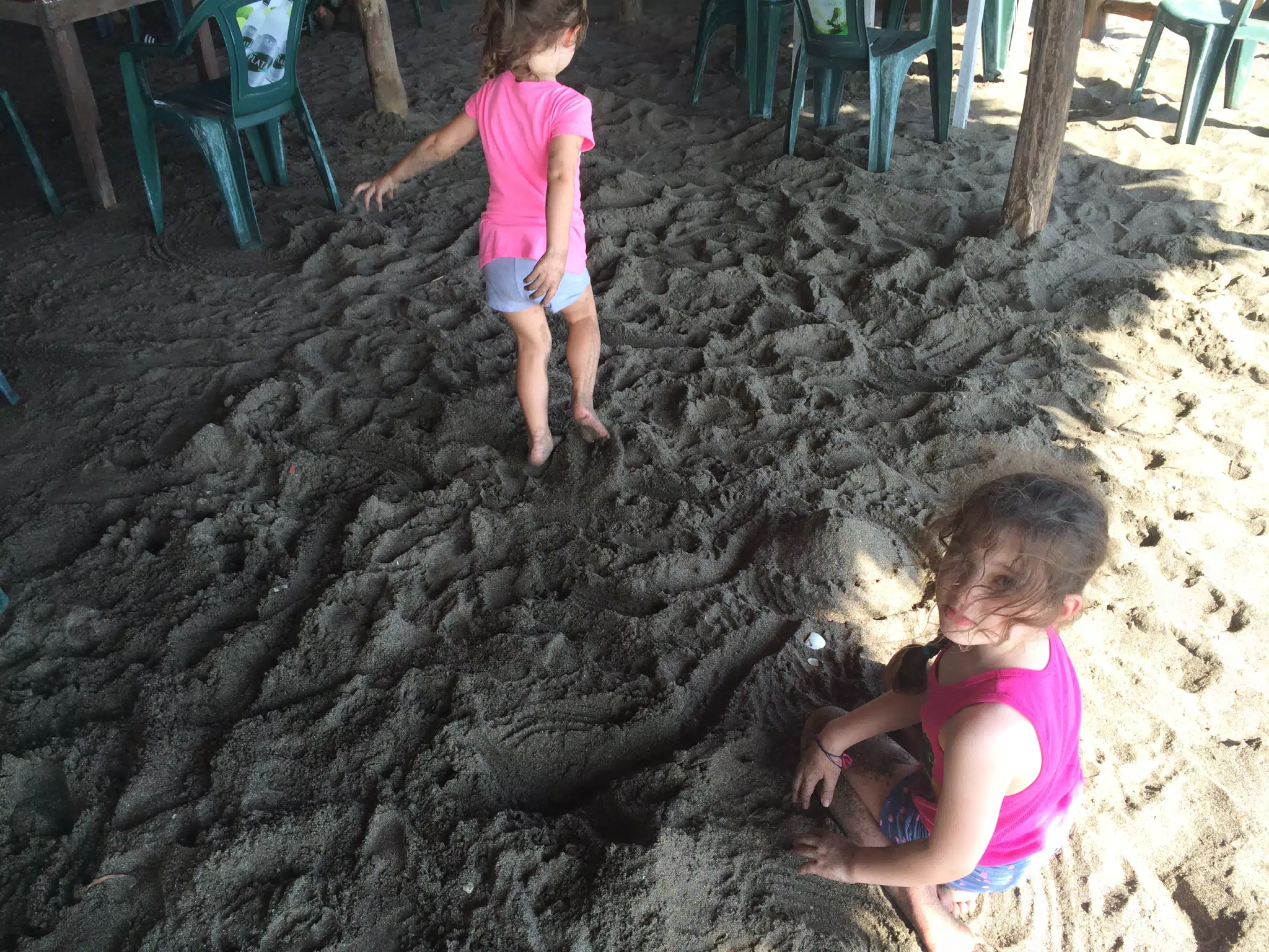 The Girls on the Beach at Poneloya