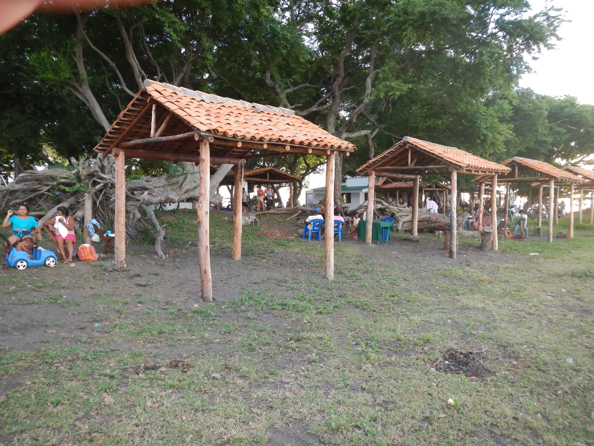Huts at Moyogalpa, Nicaragua on Ometepe