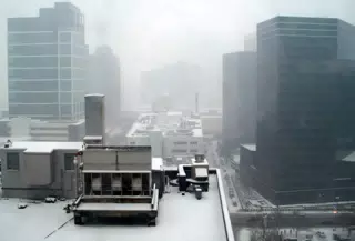 Snowy Day in Newark