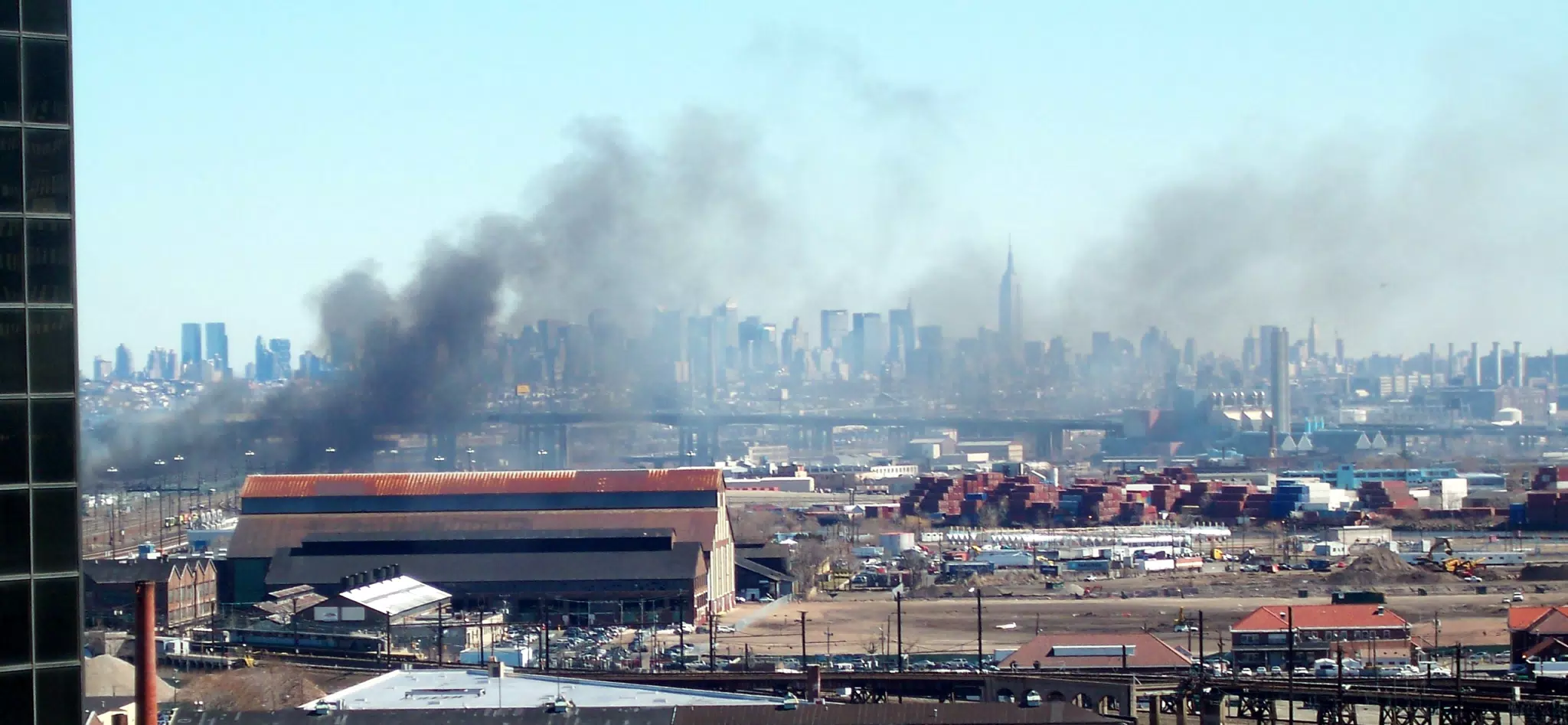 Newark Fire on Passaic River
