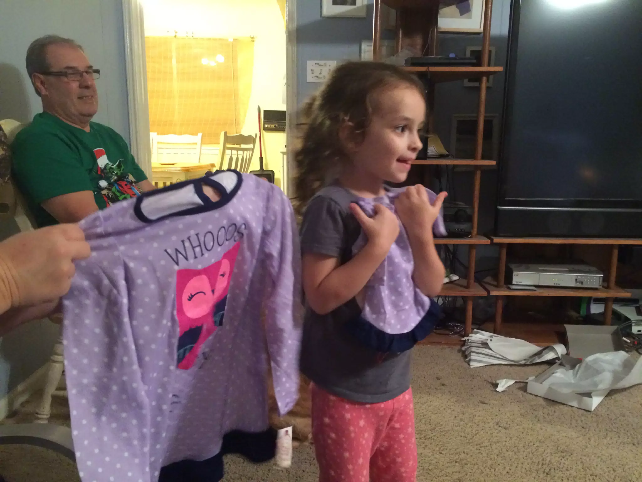 Luciana's Sleepy Owl Pajamas