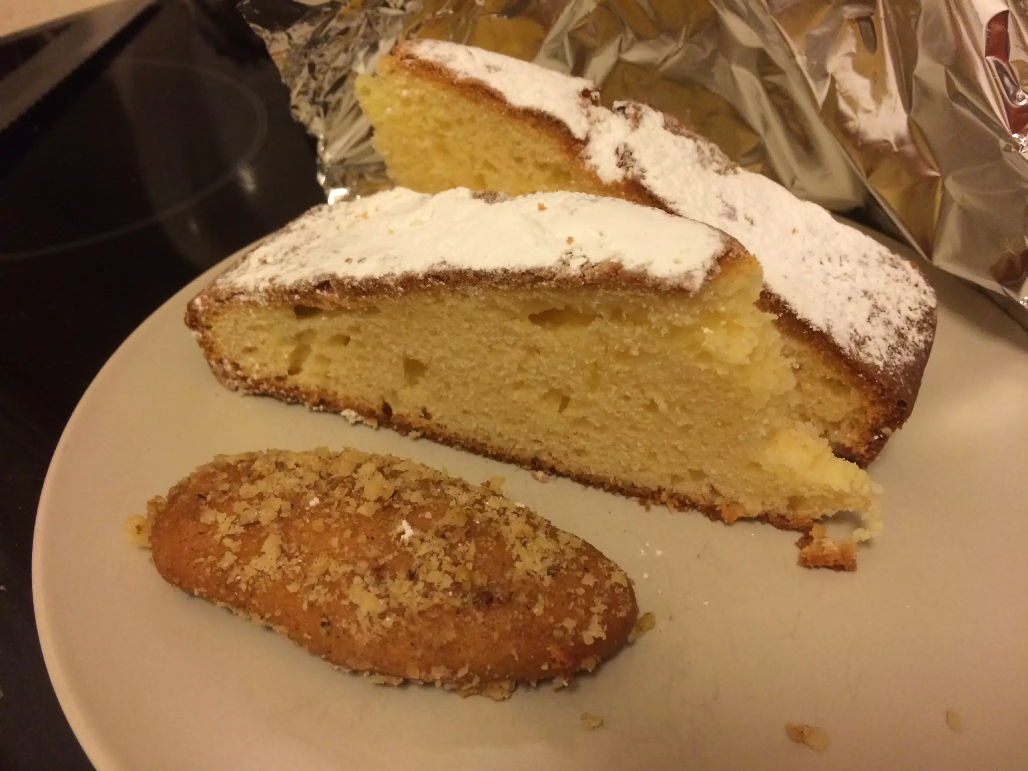 New Years Cake and Christmas Cookies