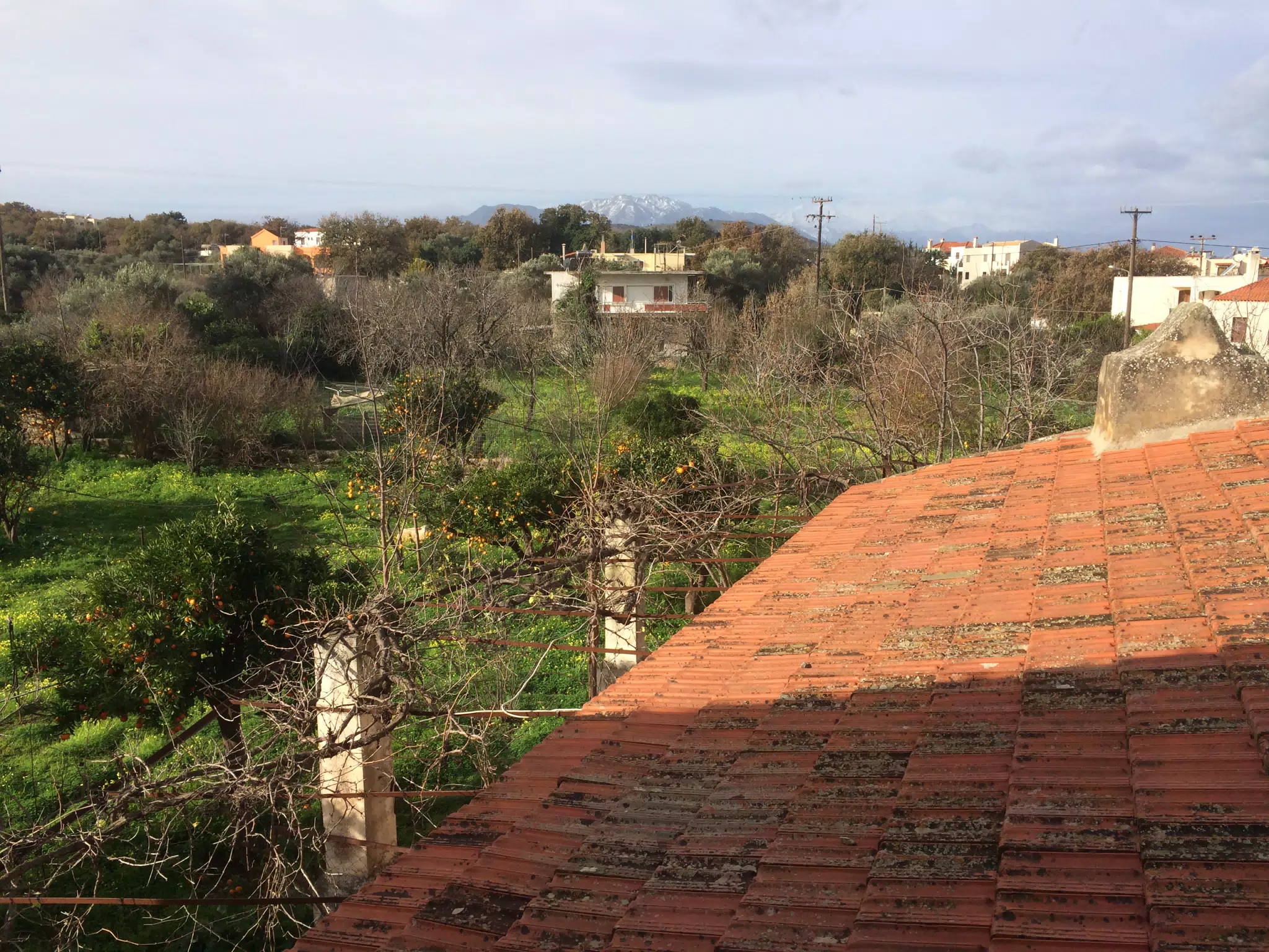 View from Our Patio in Prines, Crete
