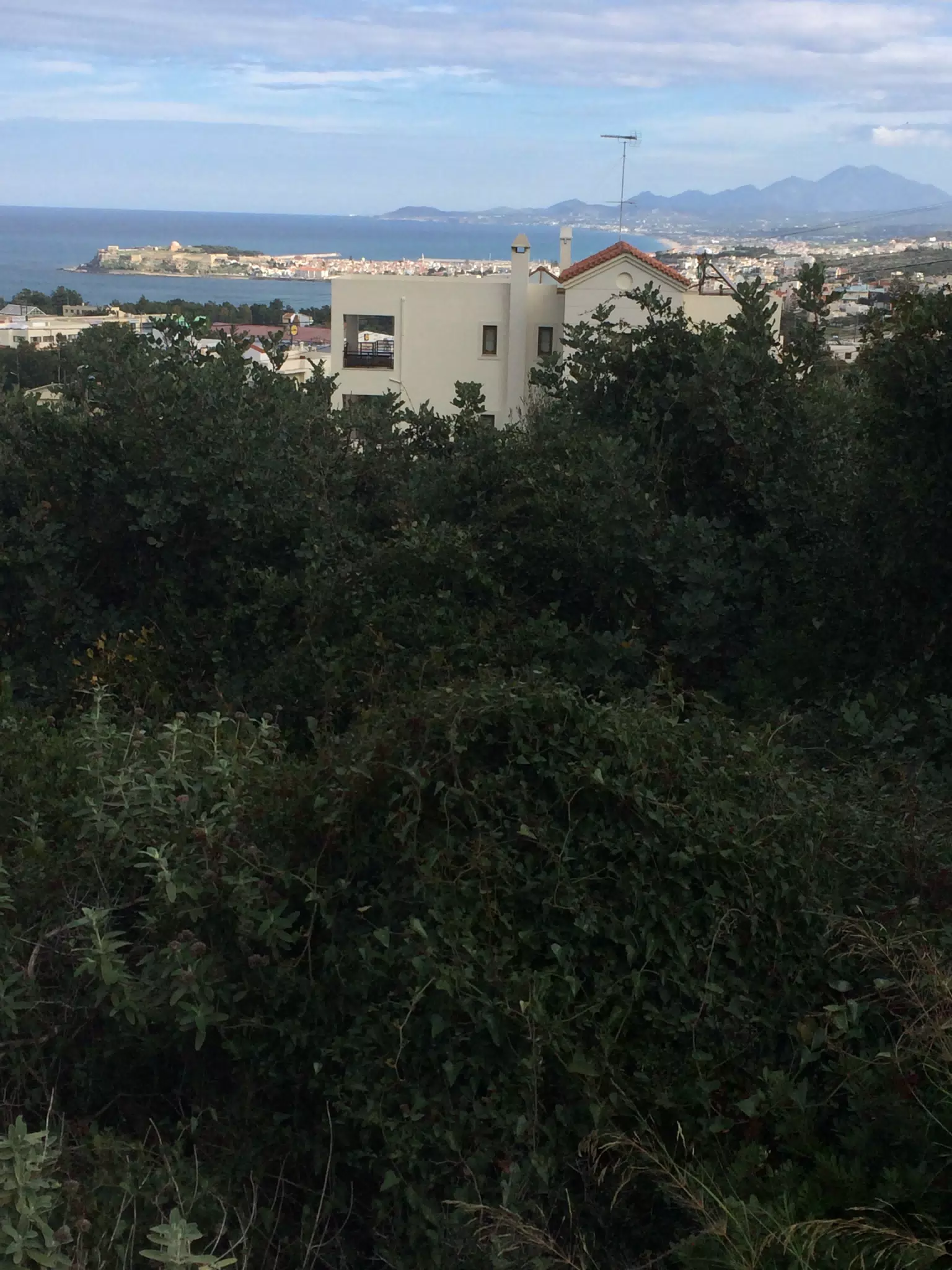 Distant View of Rethymno, Crete