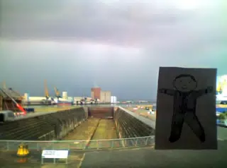 Flat Stanley in White Star House in Belfast