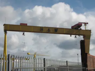 Harland and Wolff Crane in Belfast, NI