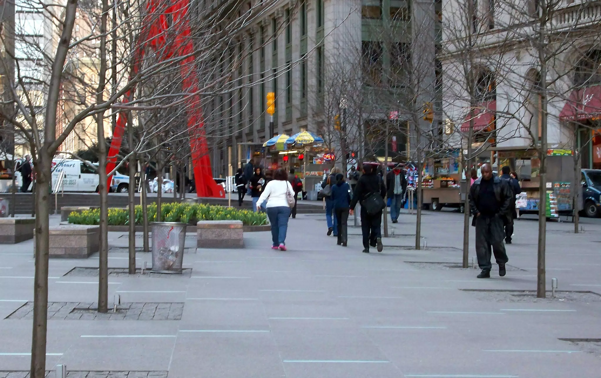 Street Vendors in Financial District