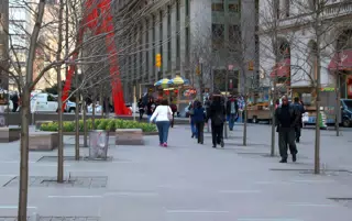 Street Vendors in Financial District