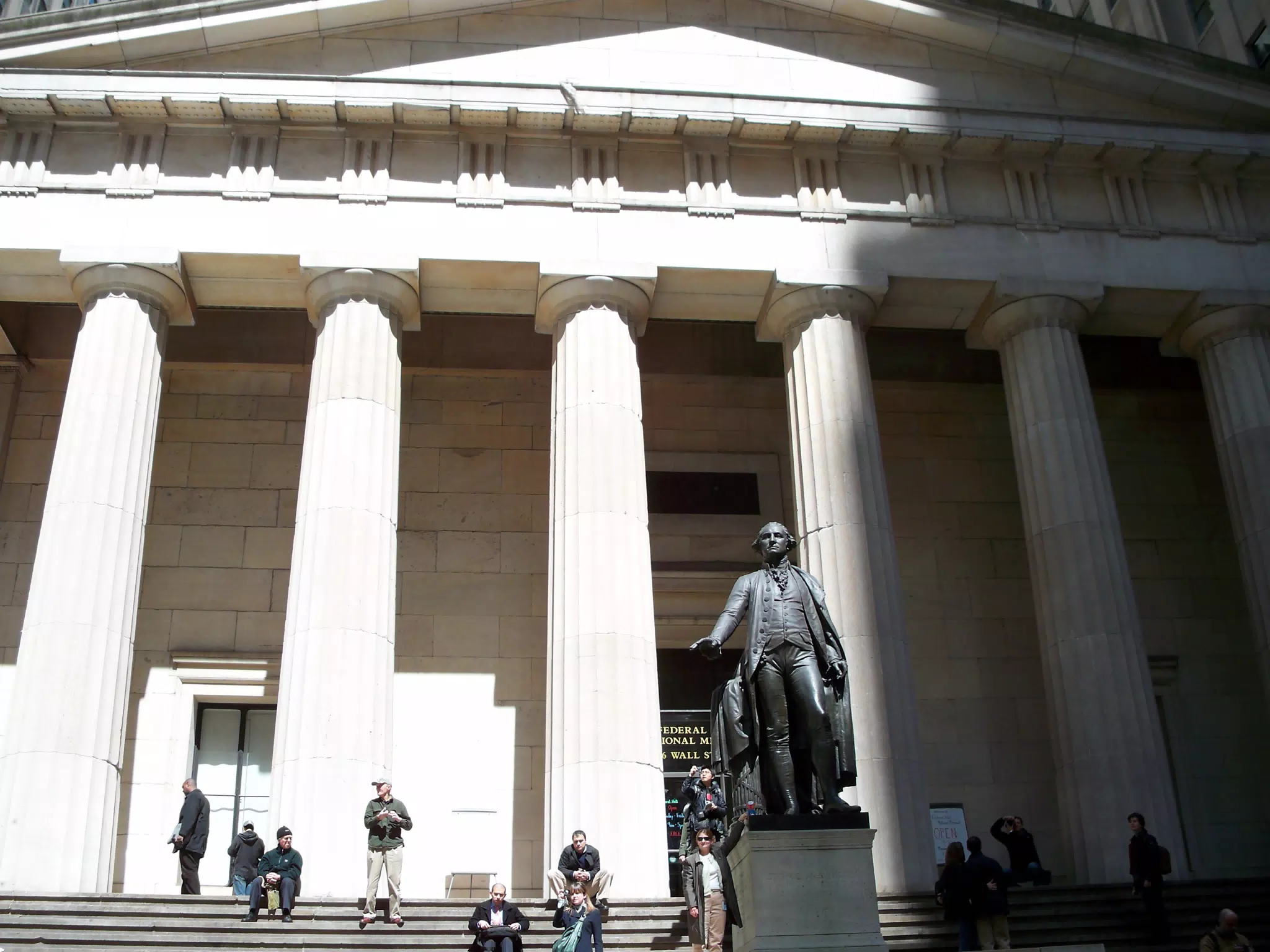 Flat Stanley at Federal Hall National Memorial