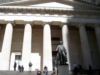 Flat Stanley at Federal Hall National Memorial