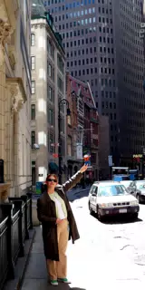 Flat Stanley Hanging Out on South William Street