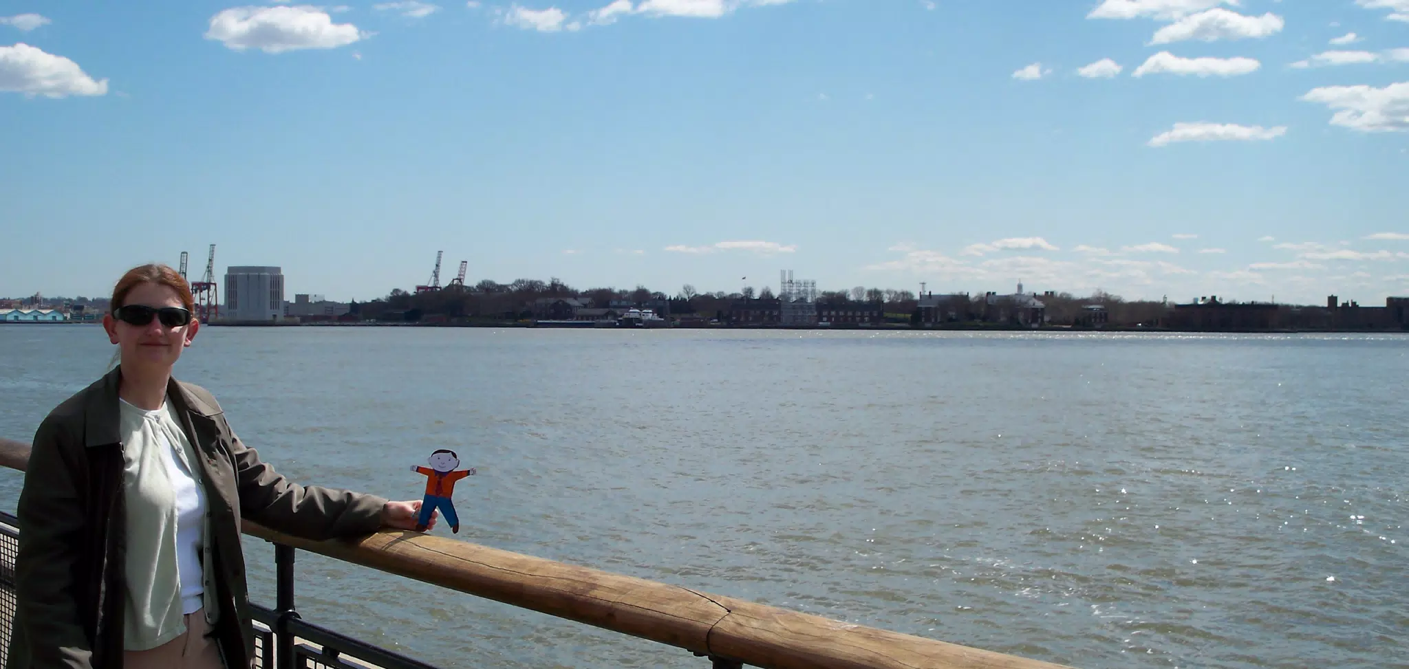 Flat Stanley is Checking Out Governor's Island