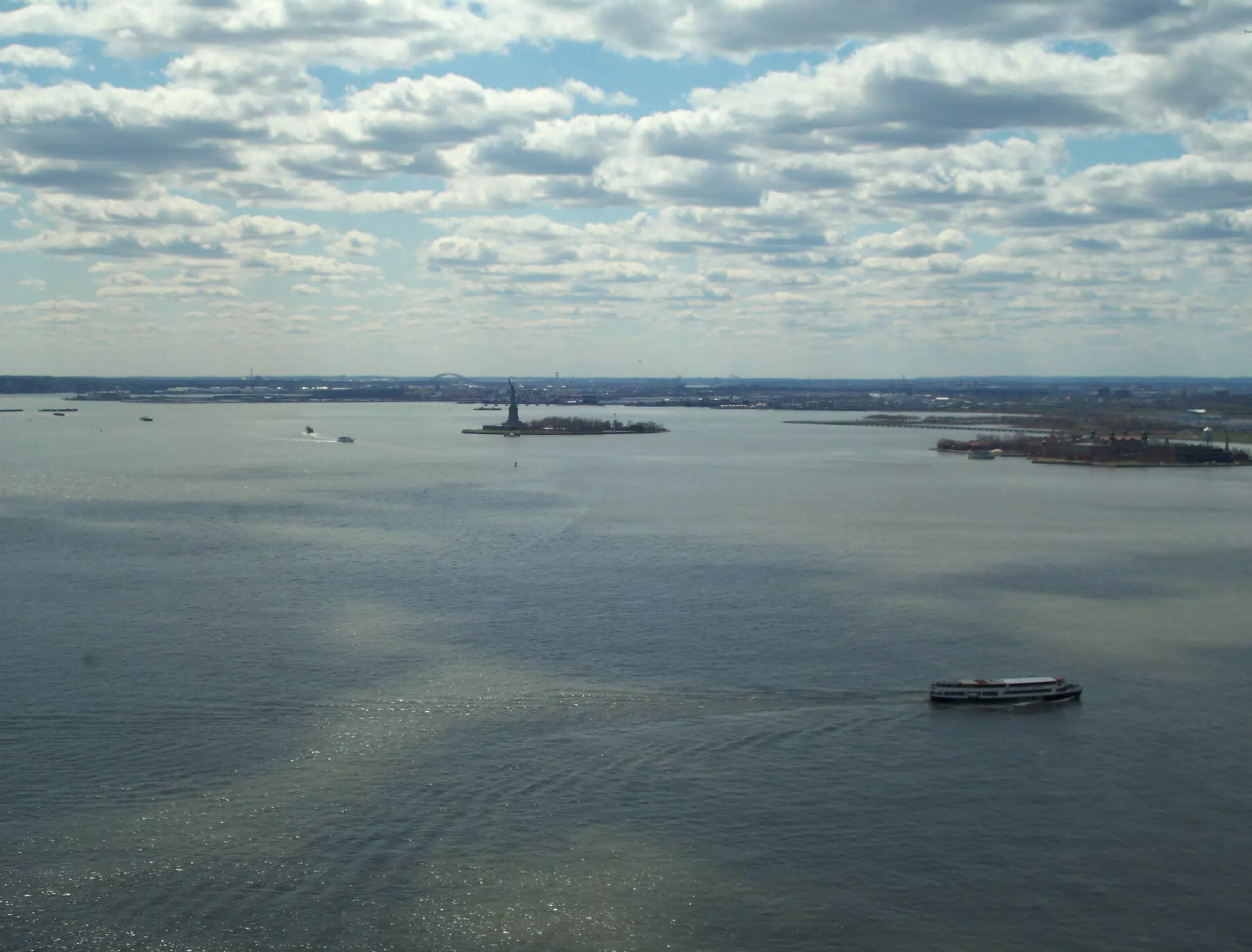 New York Harbor and the Statue of Liberty