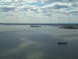 New York Harbor and the Statue of Liberty