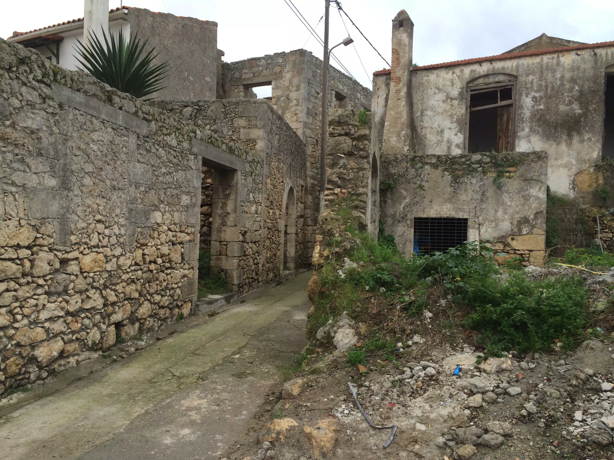 Our Street in Prines, Crete